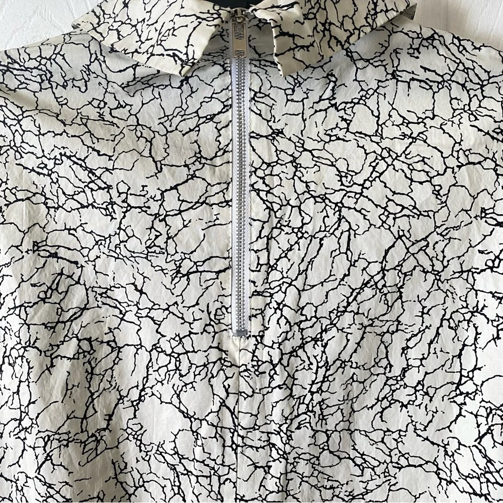 Long Sleeve Drop Waist Pocketed Tunic Dress - Picture 4 of 4